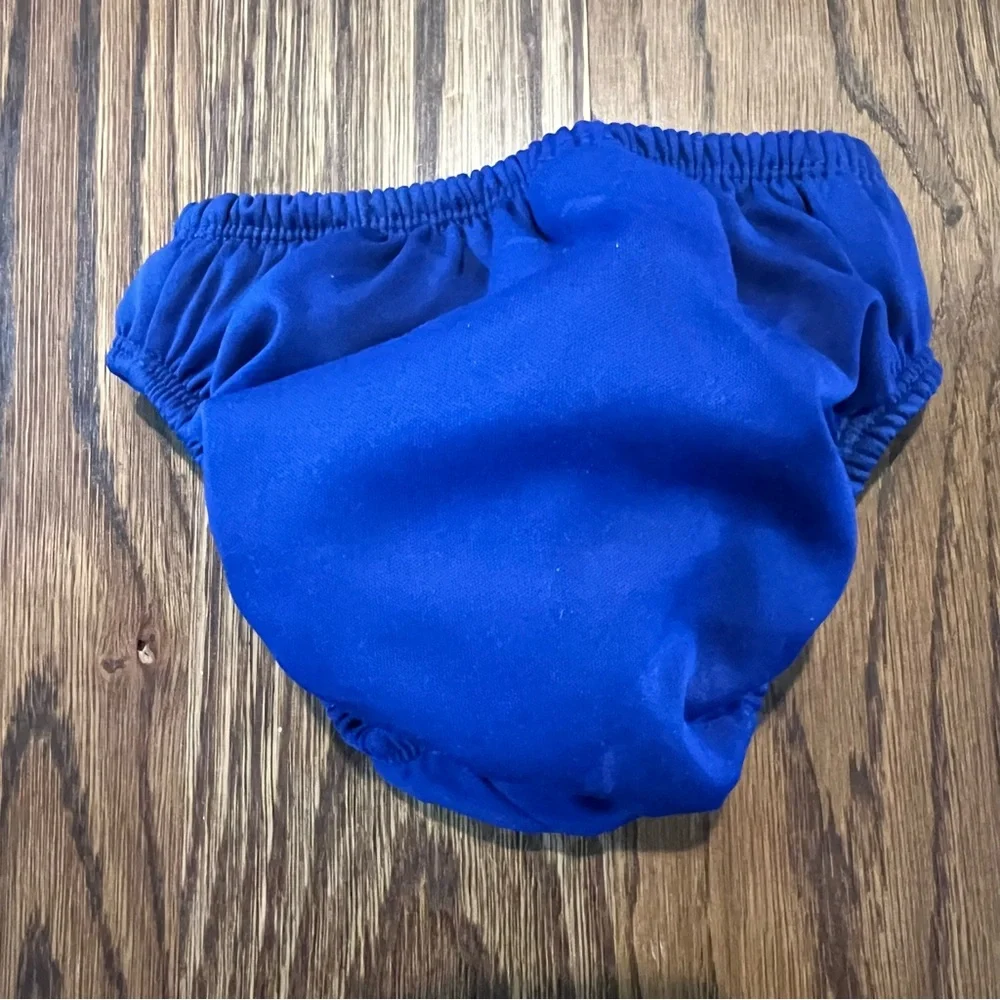Swim About and Finis Kids Swim Diaper Set - Blue and Mint. Size 2T